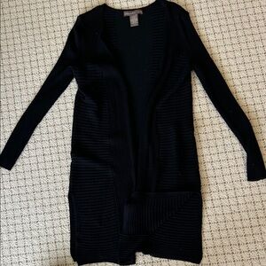 Elegant Black Women's Cardigan